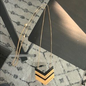 Madewell arrowstack chevron necklace
